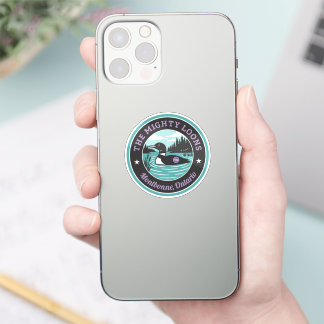 Sticker L'autocollant sarcelle des Mighty Loons