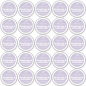 Sticker Lavande de bougie lavande violette feuille étiquet (Devant)