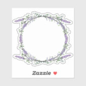 Sticker Lavande et Eucalyptus (Feuille)