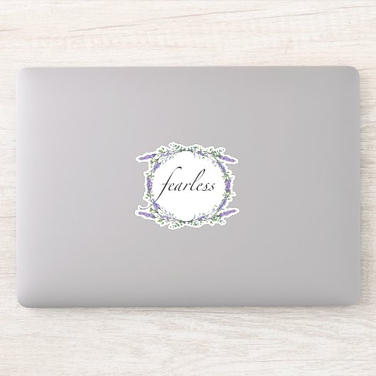 Sticker Lavande et Eucalyptus sans peur (Ordinateur)