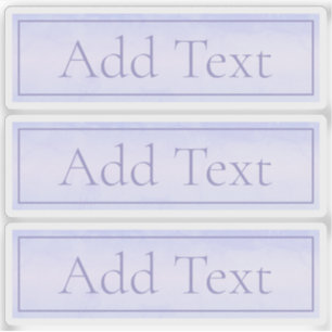 Sticker Lavande Lumière Personnalisable Purple