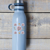 Sticker Lavande souple Echeveria succulent tiré à la main