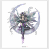 Sticker Lavender Moon Fairy Art de Molly Harrison (Feuille)