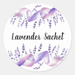 Sticker Lavender Sprigs Lavender Sachet