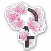 Sticker L'avenir est féminin (Devant)