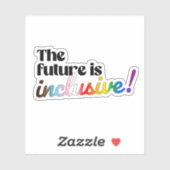 Sticker L'avenir est inclusif (Feuille)