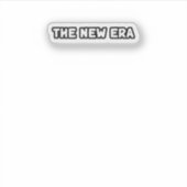 Sticker L'avenir visionnaire de l'innovation à la nouvelle (Devant)