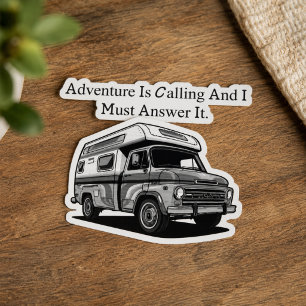 Sticker L'aventure appelle, je dois répondre Explorer le p