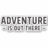 Sticker L'aventure est là (Devant)