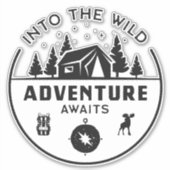 Sticker L'aventure sauvage (Devant)