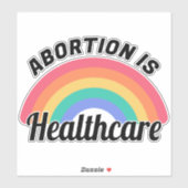 Sticker L'avortement est un service de santé I (Feuille)