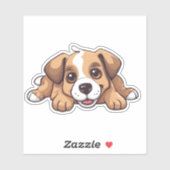 Sticker Lazy Dog (Feuille)