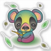 Sticker Lazy Panda (Devant)