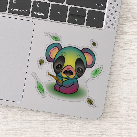 Sticker Lazy Panda (Détail)