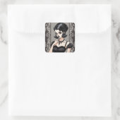 Sticker LBD gothique pour l'esthétique sombre (Sac)