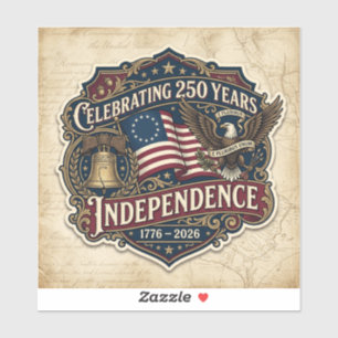 Sticker Le 250e anniversaire de l'Amérique