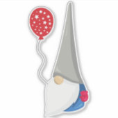 Sticker Le 4 Juillet, Fête De L'Indépendance, Mignonne Gno (Devant)