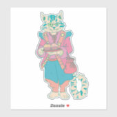 Sticker Le Baker Cat (Feuille)