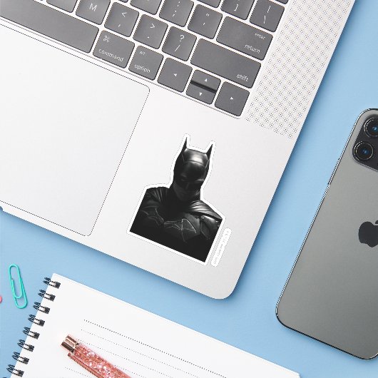 Sticker Le Batman de Shadow (Ordinateur portable avec iPhone)