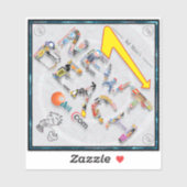 Sticker "Le BBB M'A Pris Mon Bébé" (Feuille)