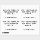 Sticker "Le bébé dort" (Feuille)