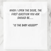 Sticker "Le bébé dort" (Sac)