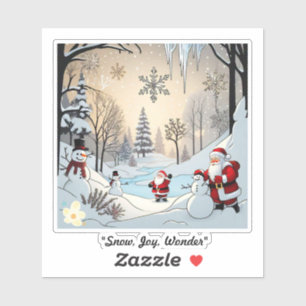 Sticker "Le bois d'oeuvre pacifique de l'hiver"