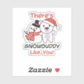 Sticker Le Bouc-de-neige (Feuille)