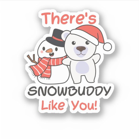 Sticker Le Bouc-de-neige (Devant)