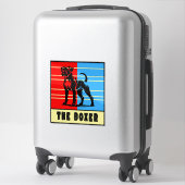 Sticker Le Boxer - Chien Fort (Sur valise)