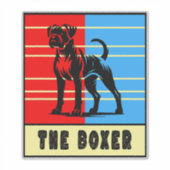 Sticker Le Boxer - Chien Fort (Devant)