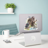 Sticker Le Boykin Spaniel (Ordinateur portable sur le bureau)