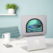 Sticker Le Cabinet (Ordinateur portable sur le bureau)