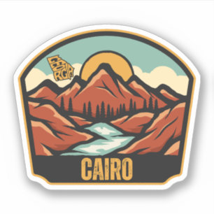Sticker Le Caire, Géorgie