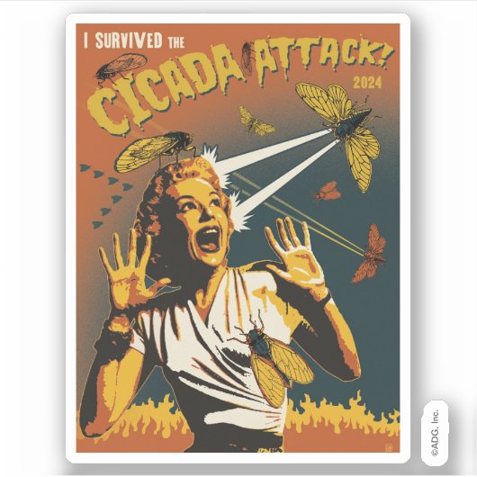 Sticker Le Canada crie dame 2024 (Devant)