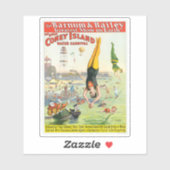 Sticker Le Carnaval de la Grande île de Coney (Feuille)