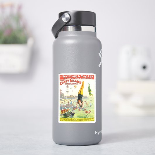 Sticker Le Carnaval de la Grande île de Coney (HydroFlask)