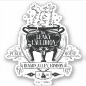 Sticker LE CAULDRON™ Shop Graphic LEAKY (Devant)