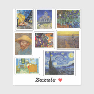 Sticker Le célèbre artiste Van Gogh, Peintures d'Art