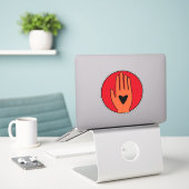 Sticker Le cessez-le-feu maintenant main la conception gra (Ordinateur portable sur le bureau)