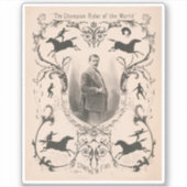 Sticker Le Champion Du Monde, Charles W. Fish. (Devant)