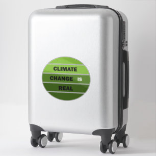 Sticker Le changement climatique est une réelle prise de c