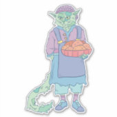 Sticker Le chat-boulangerie (Devant)