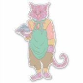 Sticker Le chat-boulangerie (Devant)