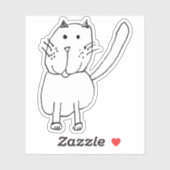 Sticker Le chat de Conner (Feuille)