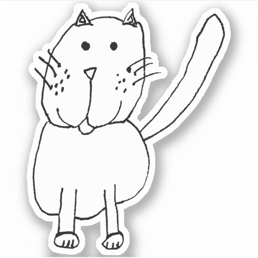 Sticker Le chat de Conner (Devant)