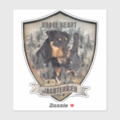 Sticker Le chien de chasse polyvalent (Feuille)