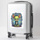 Sticker Le choc Frankenstein Chihuahua (Sur valise)
