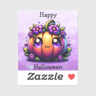 Sticker Le Citrouille d'Halloween de Cute Chibi