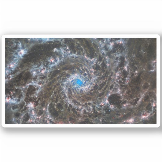 Sticker Le Coeur De Messier 74 (Devant)